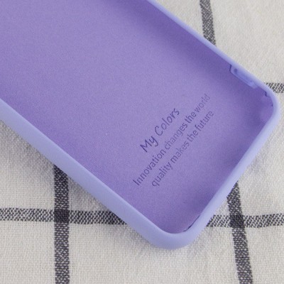 Чехол Silicone Cover My Color Full Protective (A) для Samsung Galaxy A02 Сиреневый / Dasheen