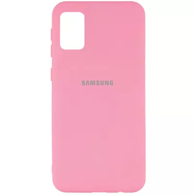 Чехол Silicone Cover My Color Full Protective (A) для Samsung Galaxy A02s Розовый / Pink