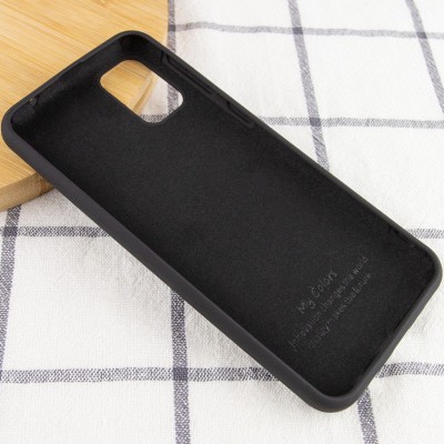 Чехол Silicone Cover My Color Full Protective (A) для Samsung Galaxy A02s Черный / Black