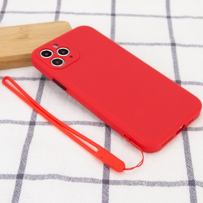 Чехол TPU Square Full Camera для Apple iPhone 11 Pro (5.8") Красный