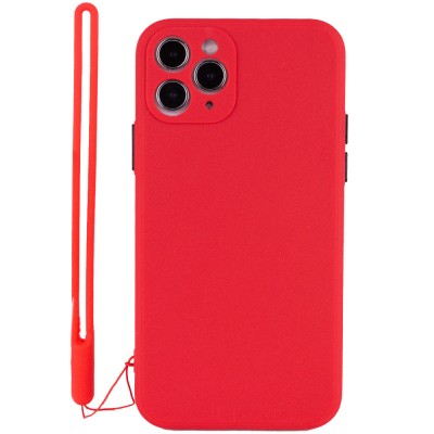 Чехол TPU Square Full Camera для Apple iPhone 11 Pro (5.8") Красный