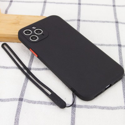Чехол TPU Square Full Camera для Apple iPhone 11 Pro (5.8") Черный