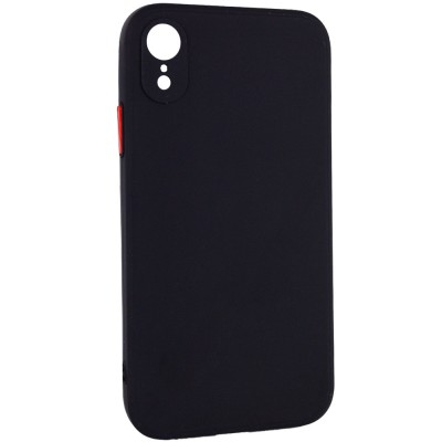 Чехол TPU Square Full Camera для Apple iPhone XR (6.1") Черный