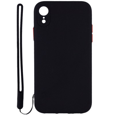 Чехол TPU Square Full Camera для Apple iPhone XR (6.1") Черный