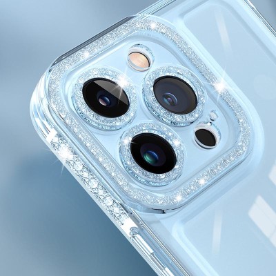Чехол TPU Starfall Clear для Apple iPhone 14 Pro (6.1") Голубой