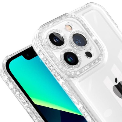 Чехол TPU Starfall Clear для Apple iPhone 14 Pro (6.1") Прозрачный