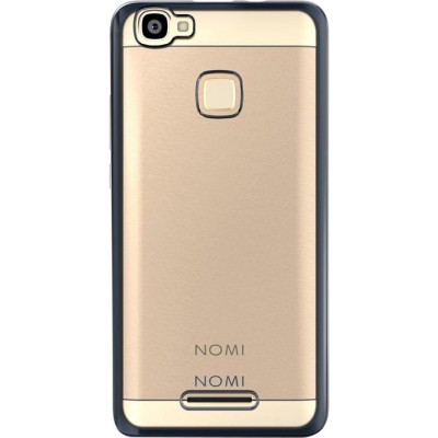 Чехол-накладка Nomi ECi5032 Electroplating TPU Чорний