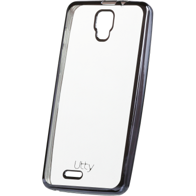 Чехол-накладка Nomi I4510 Utty Electroplating TPU ECi4510 Срібний
