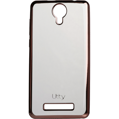 Чехол-накладка Nomi I5010 Utty Electroplating TPU ECi5010 Рожевий