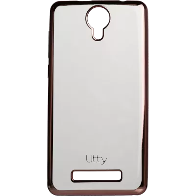 Чехол-накладка Nomi I5010 Utty Electroplating TPU ECi5010 Рожевий