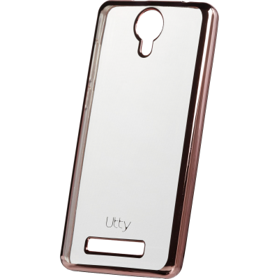 Чехол-накладка Nomi I5010 Utty Electroplating TPU ECi5010 Рожевий