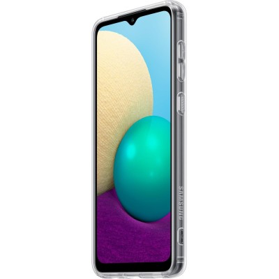Чохол-накладка Samsung A02 (A022) Soft Clear Cover EF-QA022TTEGRU Transparent