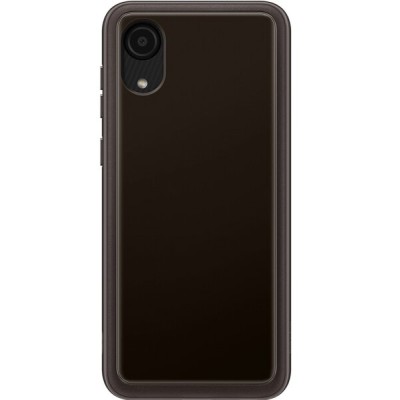 Чохол-накладка Samsung A03 Core Soft Clear Cover EF-QA032TBEGRU Black