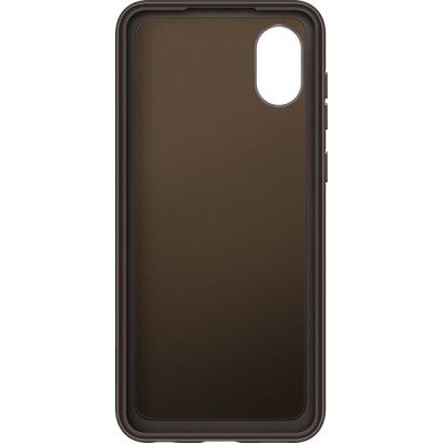 Чохол-накладка Samsung A03 Core Soft Clear Cover EF-QA032TBEGRU Black