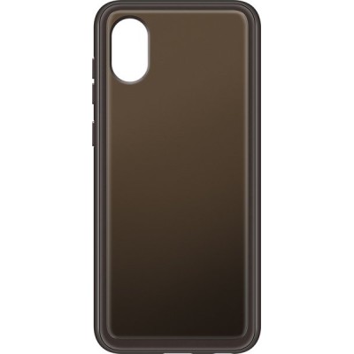Чохол-накладка Samsung A03 Core Soft Clear Cover EF-QA032TBEGRU Black