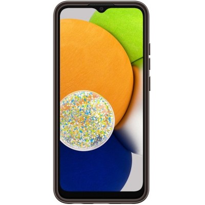 Чохол-накладка Samsung A03 Soft Clear Cover EF-QA035TBEGRU Black