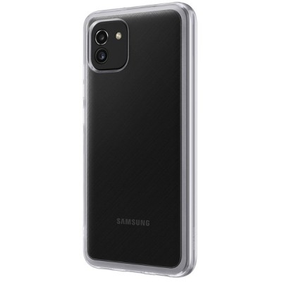 Чохол-накладка Samsung A03 Soft Clear Cover EF-QA035TTEGRU Transparent