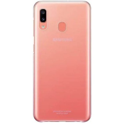 Чохол-накладка Samsung A20 2019 Gradation Cover (EF-AA205CPEGRU) Pink