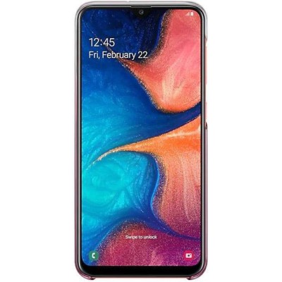 Чохол-накладка Samsung A20 2019 Gradation Cover (EF-AA205CPEGRU) Pink