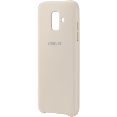 Чохол-накладка Samsung A6 2018 Dual Layer Cover (EF-PA600CFEGRU) Gold