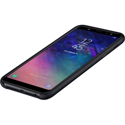 Чохол-накладка Samsung A6+ 2018 Dual Layer Cover (EF-PA605CBEGRU) Black