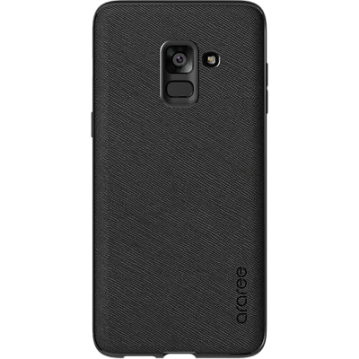 Чохол-накладка Samsung A8 Plus 2018 Araree Silicon Cover (GP-A730KDCPBAA) Black