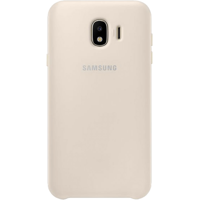 Чохол-накладка Samsung J4 2018 Dual Layer Cover (EF-PJ400CFEGRU) Gold