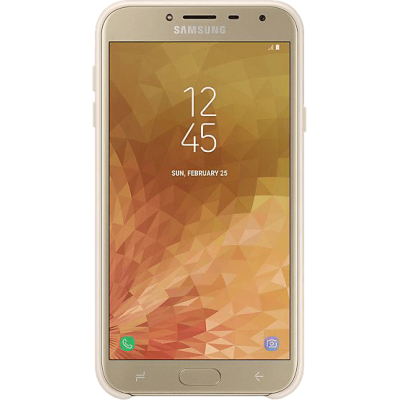 Чохол-накладка Samsung J4 2018 Dual Layer Cover (EF-PJ400CFEGRU) Gold