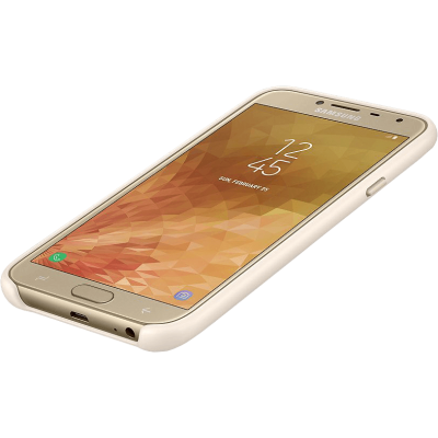 Чохол-накладка Samsung J4 2018 Dual Layer Cover (EF-PJ400CFEGRU) Gold