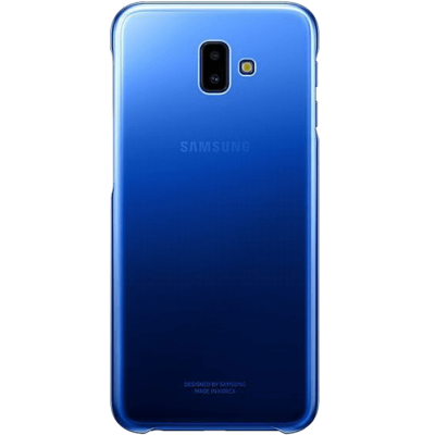 Чохол-накладка Samsung J6 Plus 2018 Gradation Cover EF-AJ610CLEGRU Blue