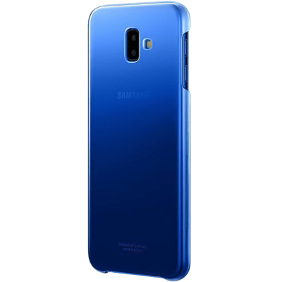 Чохол-накладка Samsung J6 Plus 2018 Gradation Cover EF-AJ610CLEGRU Blue