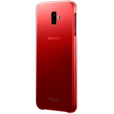 Чохол-накладка Samsung J6 Plus 2018 Gradation Cover EF-AJ610CREGRU Red