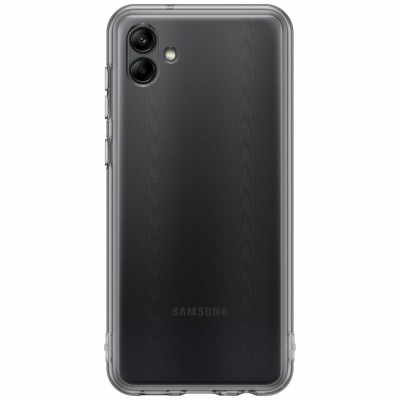 Чохол-накладка Samsung A04 Soft Clear Cover (EF-QA045TBEGRU) Чорний