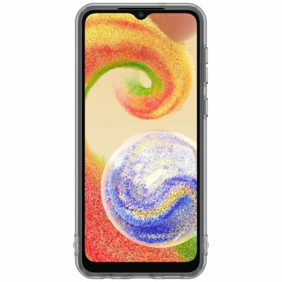 Чохол-накладка Samsung A04 Soft Clear Cover (EF-QA045TBEGRU) Чорний