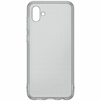 Чохол-накладка Samsung A04 Soft Clear Cover (EF-QA045TBEGRU) Чорний