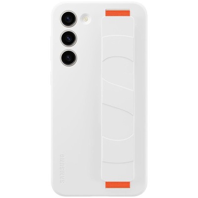Чохол-накладка Samsung S23 Plus Silicone Grip Case EF-GS916TWEGRU White
