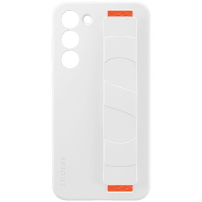 Чохол-накладка Samsung S23 Plus Silicone Grip Case EF-GS916TWEGRU White