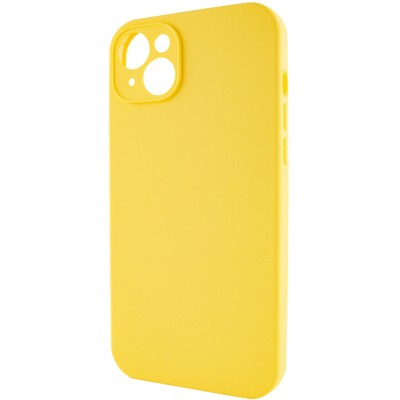 Чохол Silicone Case Full Camera Protective (AA) NO LOGO для Apple iPhone 15 (6.1") Жовтий / Yellow