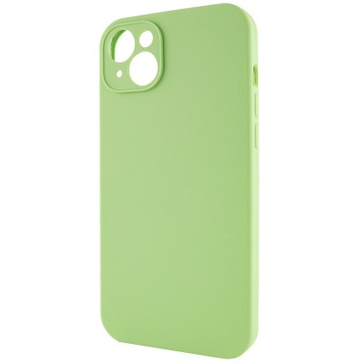 Чохол Silicone Case Full Camera Protective (AA) NO LOGO для Apple iPhone 15 (6.1") М'ятний / Mint