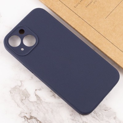 Чохол Silicone Case Full Camera Protective (AA) NO LOGO для Apple iPhone 15 (6.1") Темно-синій / Midnight blue