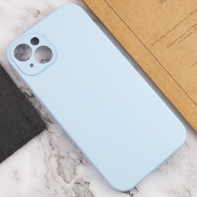 Чохол Silicone Case Full Camera Protective (AA) NO LOGO для Apple iPhone 15 Plus (6.7") Блакитний / Sweet Blue