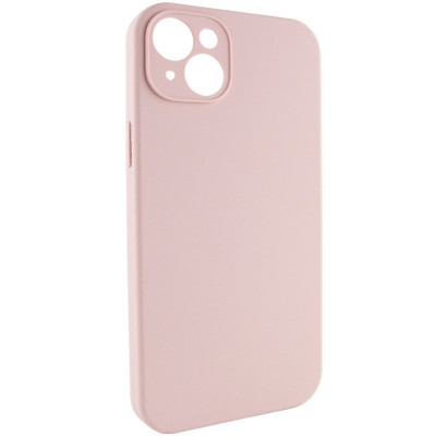 Чохол Silicone Case Full Camera Protective (AA) NO LOGO для Apple iPhone 15 Plus (6.7") Рожевий / Pink Sand