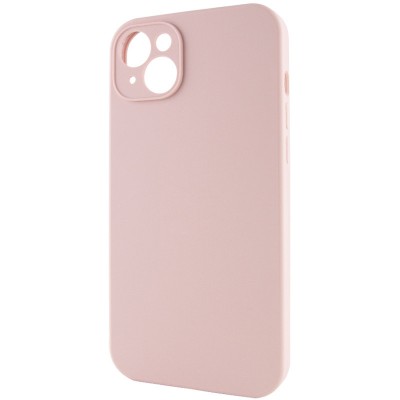 Чохол Silicone Case Full Camera Protective (AA) NO LOGO для Apple iPhone 15 Plus (6.7") Рожевий / Pink Sand