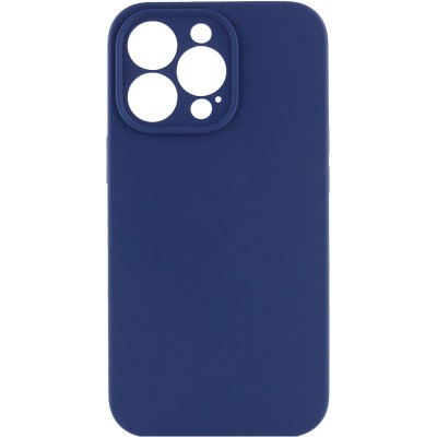 Чохол Silicone Case Full Camera Protective (AA) NO LOGO для Apple iPhone 15 Pro (6.1") Синій / Deep navy Чохол Silicone Case Full Camera Protective (AA) NO LOGO для Apple iPhone 15 Pro (6.1") Синій / Deep navy