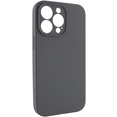 Чохол Silicone Case Full Camera Protective (AA) NO LOGO для Apple iPhone 15 Pro (6.1") Сірий / Dark Gray Чохол Silicone Case Full Camera Protective (AA) NO LOGO для Apple iPhone 15 Pro (6.1") Сірий / Dark Gray