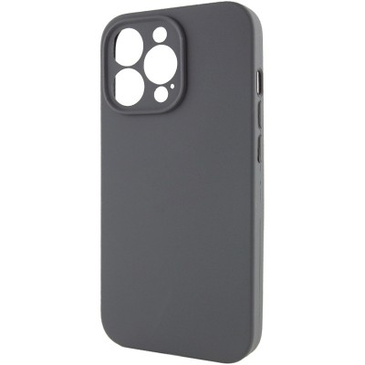 Чохол Silicone Case Full Camera Protective (AA) NO LOGO для Apple iPhone 15 Pro (6.1") Сірий / Dark Gray Чохол Silicone Case Full Camera Protective (AA) NO LOGO для Apple iPhone 15 Pro (6.1") Сірий / Dark Gray