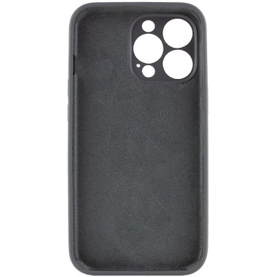 Чохол Silicone Case Full Camera Protective (AA) NO LOGO для Apple iPhone 15 Pro (6.1") Сірий / Dark Gray Чохол Silicone Case Full Camera Protective (AA) NO LOGO для Apple iPhone 15 Pro (6.1") Сірий / Dark Gray