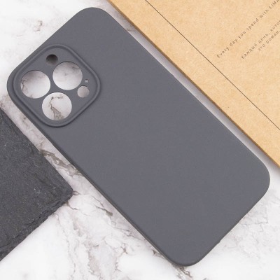 Чохол Silicone Case Full Camera Protective (AA) NO LOGO для Apple iPhone 15 Pro (6.1") Сірий / Dark Gray Чохол Silicone Case Full Camera Protective (AA) NO LOGO для Apple iPhone 15 Pro (6.1") Сірий / Dark Gray