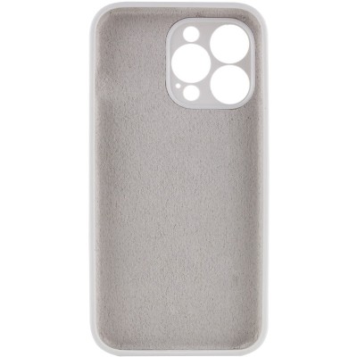 Чохол Silicone Case Full Camera Protective (AA) NO LOGO для Apple iPhone 15 Pro Max (6.7") Білий / White Чохол Silicone Case Full Camera Protective (AA) NO LOGO для Apple iPhone 15 Pro Max (6.7") Білий / White