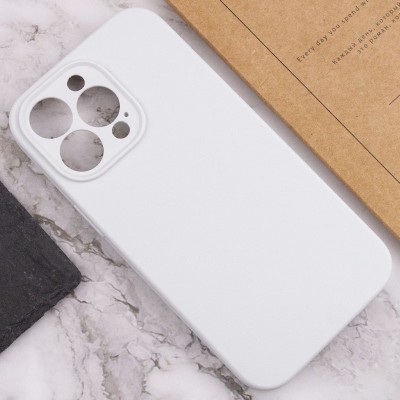 Чохол Silicone Case Full Camera Protective (AA) NO LOGO для Apple iPhone 15 Pro Max (6.7") Білий / White Чохол Silicone Case Full Camera Protective (AA) NO LOGO для Apple iPhone 15 Pro Max (6.7") Білий / White